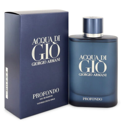 Acqua Di Gio Profondo Cologne By Giorgio Armani Eau De Parfum Spray 6.7 Oz Eau De Parfum Spray